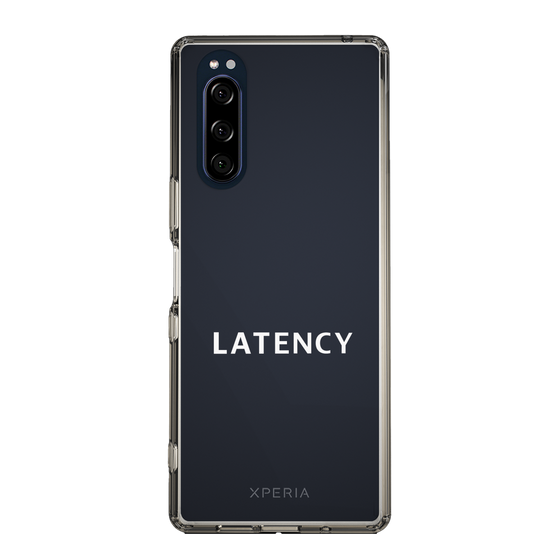 スリムプロテクションケース［ LATENCY - Logotype - Clear ］