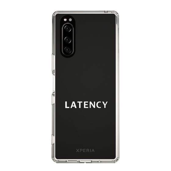 スリムプロテクションケース［ LATENCY - Logotype - Clear ］