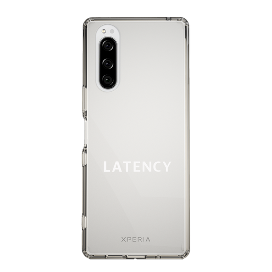スリムプロテクションケース［ LATENCY - Logotype - Clear ］