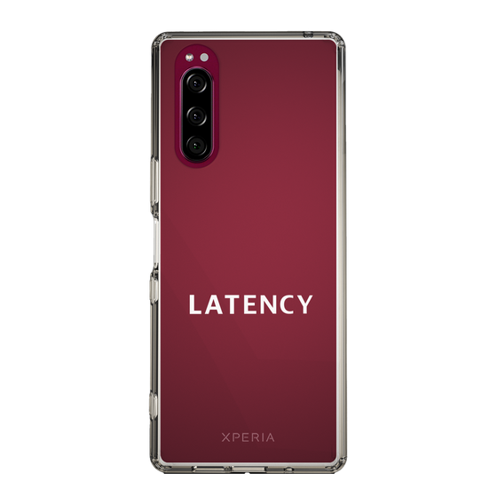 スリムプロテクションケース［ LATENCY - Logotype - Clear ］