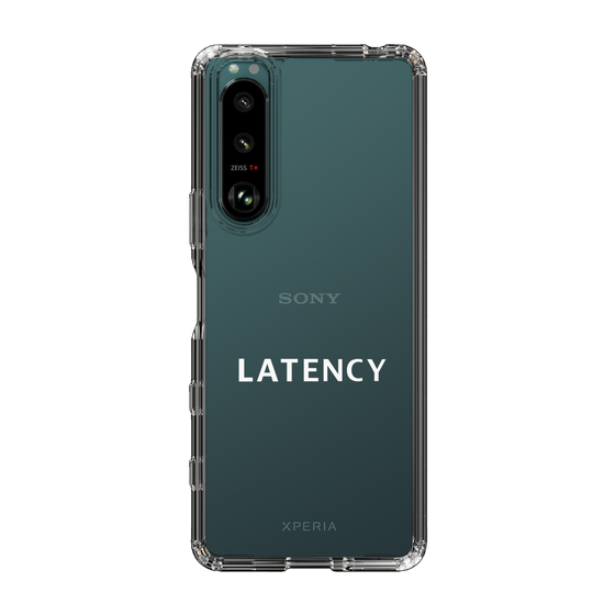 スリムプロテクションケース［ LATENCY - Logotype - Clear ］