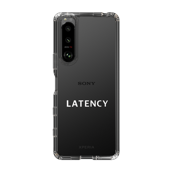 スリムプロテクションケース［ LATENCY - Logotype - Clear ］