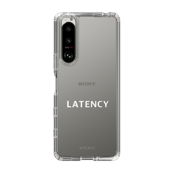 スリムプロテクションケース［ LATENCY - Logotype - Clear ］