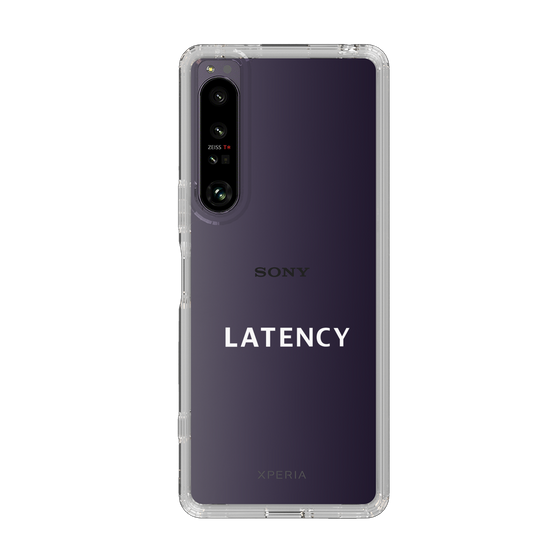 スリムプロテクションケース［ LATENCY - Logotype - Clear ］