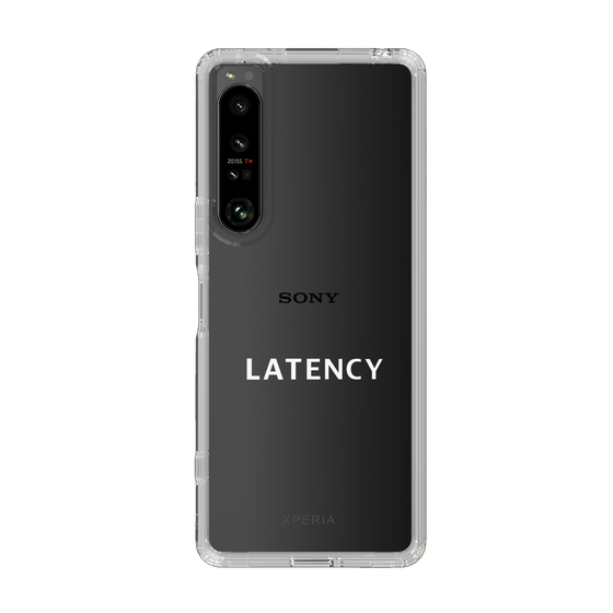 スリムプロテクションケース［ LATENCY - Logotype - Clear ］