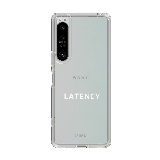 スリムプロテクションケース［ LATENCY - Logotype - Clear ］