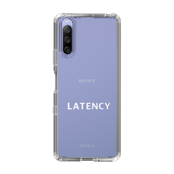 スリムプロテクションケース［ LATENCY - Logotype - Clear ］
