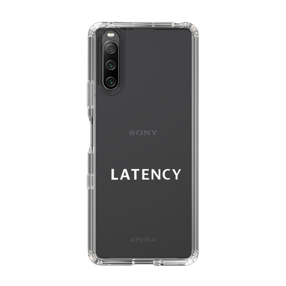 スリムプロテクションケース［ LATENCY - Logotype - Clear ］