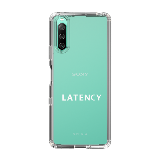 スリムプロテクションケース［ LATENCY - Logotype - Clear ］