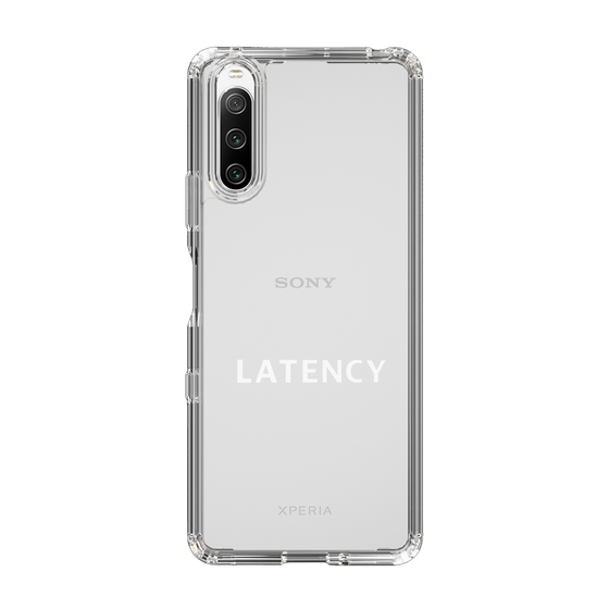 スリムプロテクションケース［ LATENCY - Logotype - Clear ］