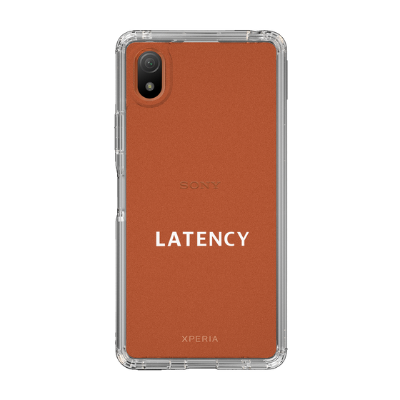 スリムプロテクションケース［ LATENCY - Logotype - Clear ］