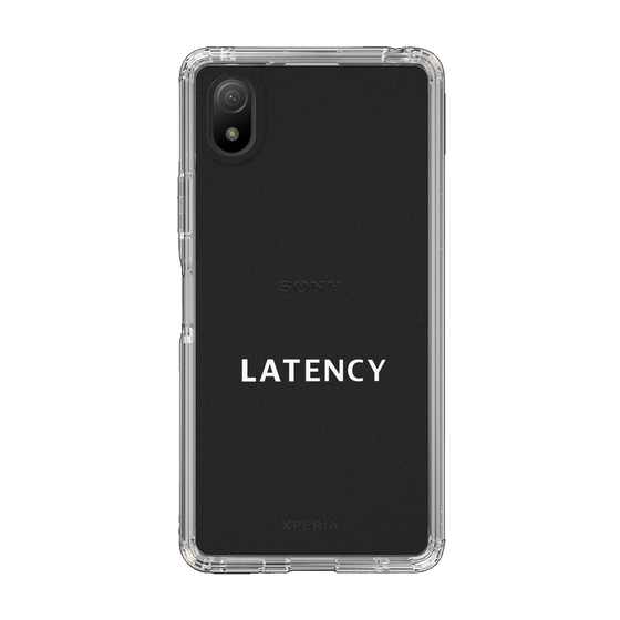 スリムプロテクションケース［ LATENCY - Logotype - Clear ］