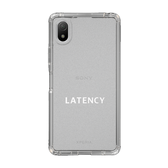 スリムプロテクションケース［ LATENCY - Logotype - Clear ］