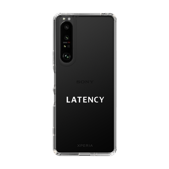 スリムプロテクションケース［ LATENCY - Logotype - Clear ］