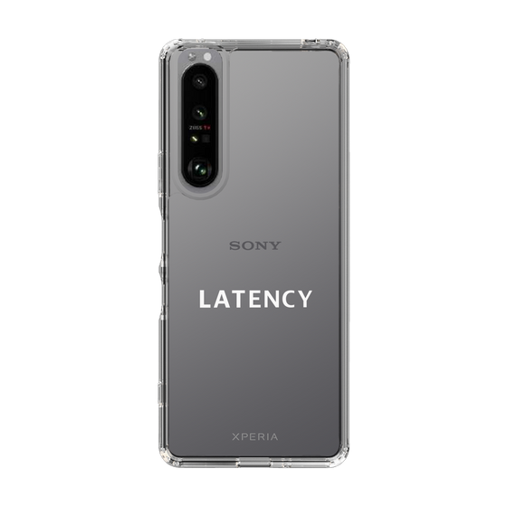 スリムプロテクションケース［ LATENCY - Logotype - Clear ］