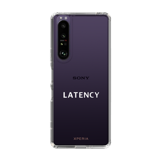 スリムプロテクションケース［ LATENCY - Logotype - Clear ］