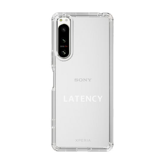 スリムプロテクションケース［ LATENCY - Logotype - Clear ］