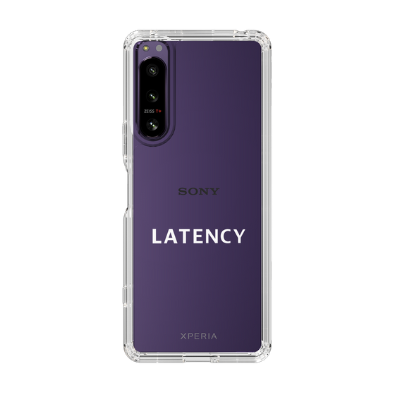 スリムプロテクションケース［ LATENCY - Logotype - Clear ］