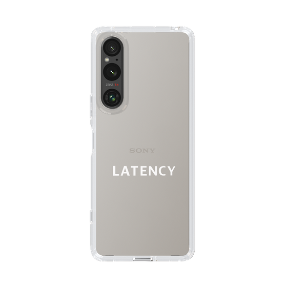 スリムプロテクションケース［ LATENCY - Logotype - Clear ］