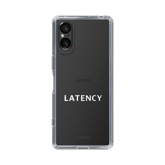 スリムプロテクションケース［ LATENCY - Logotype - Clear ］