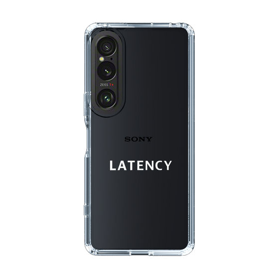 スリムプロテクションケース［ LATENCY - Logotype - Clear ］