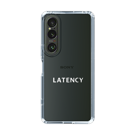 スリムプロテクションケース［ LATENCY - Logotype - Clear ］