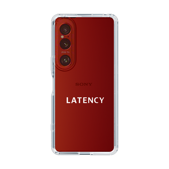 スリムプロテクションケース［ LATENCY - Logotype - Clear ］