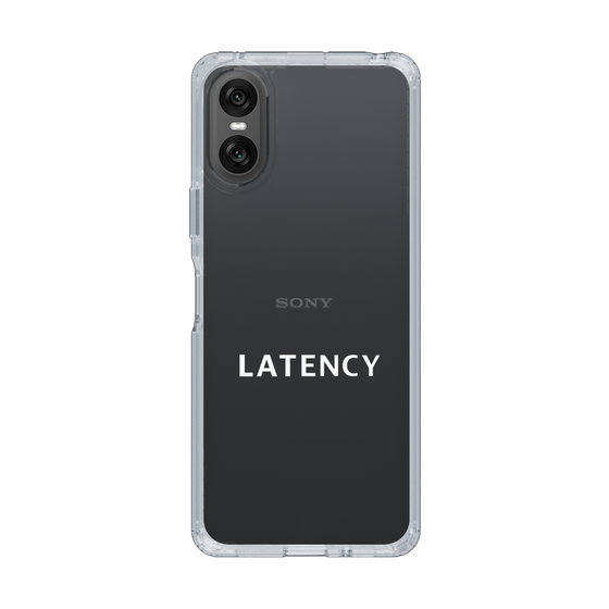 スリムプロテクションケース［ LATENCY - Logotype - Clear ］