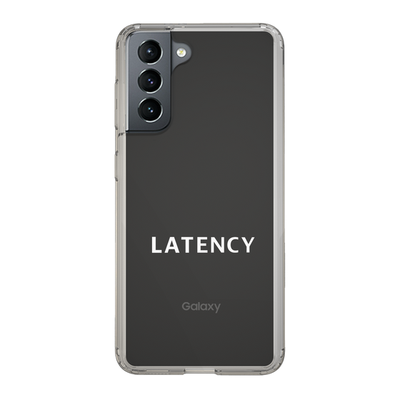 スリムプロテクションケース［ LATENCY - Logotype - Clear ］