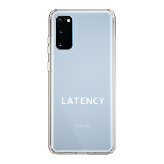 スリムプロテクションケース［ LATENCY - Logotype - Clear ］