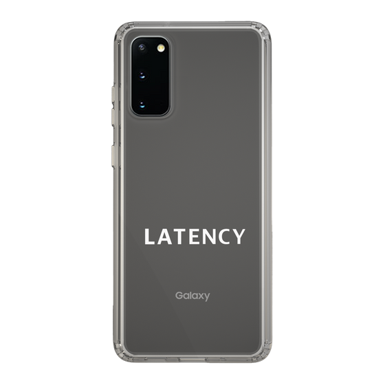 スリムプロテクションケース［ LATENCY - Logotype - Clear ］