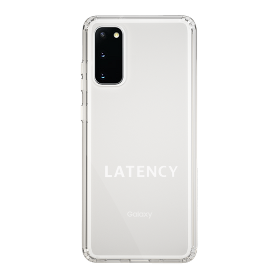 スリムプロテクションケース［ LATENCY - Logotype - Clear ］