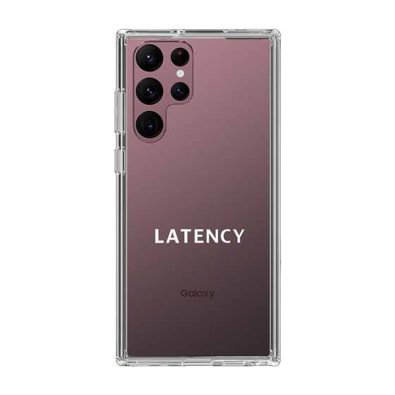 スリムプロテクションケース［ LATENCY - Logotype - Clear ］