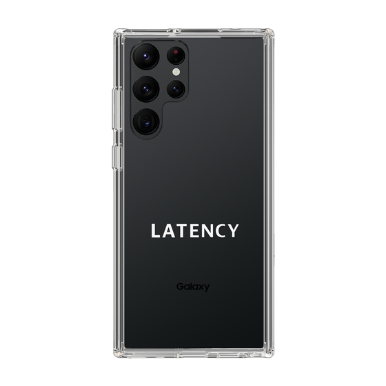 スリムプロテクションケース［ LATENCY - Logotype - Clear ］