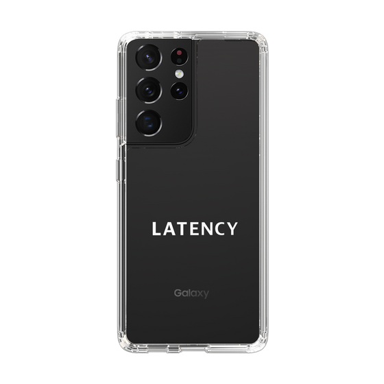スリムプロテクションケース［ LATENCY - Logotype - Clear ］