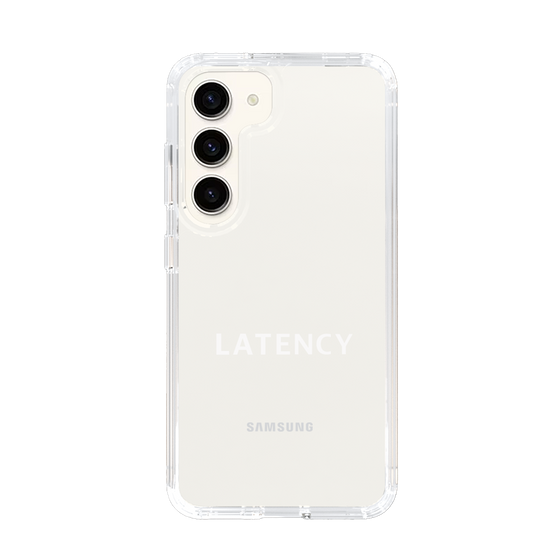 スリムプロテクションケース［ LATENCY - Logotype - Clear ］