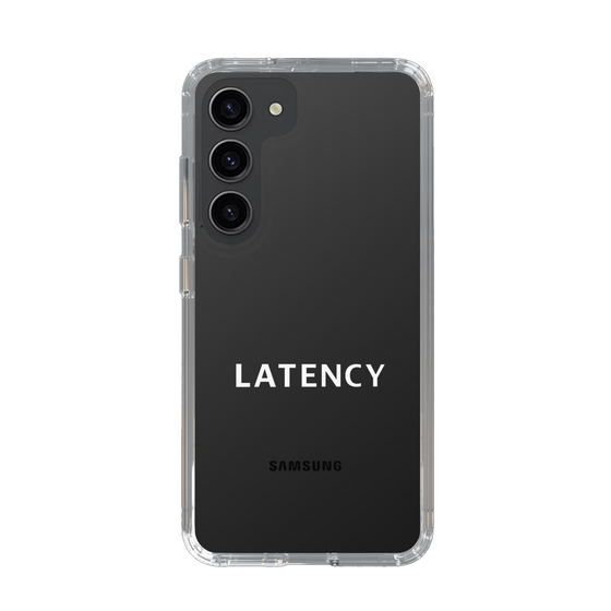 スリムプロテクションケース［ LATENCY - Logotype - Clear ］