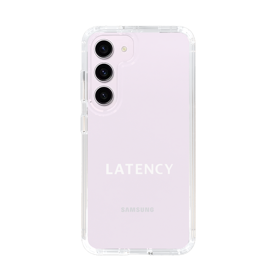スリムプロテクションケース［ LATENCY - Logotype - Clear ］