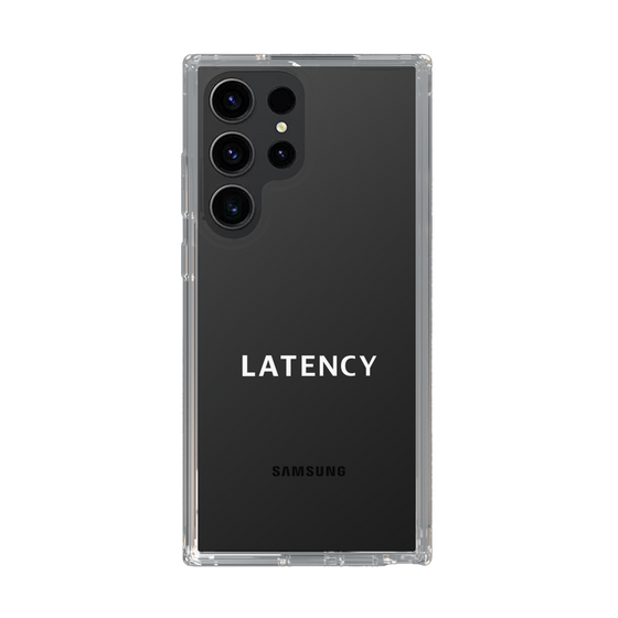 スリムプロテクションケース［ LATENCY - Logotype - Clear ］