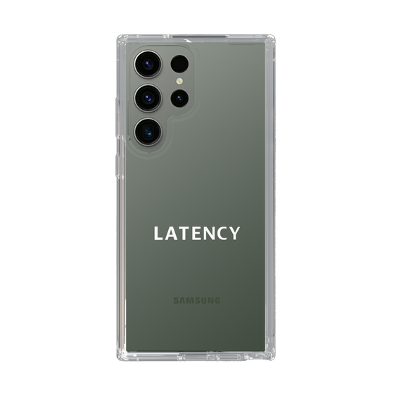 スリムプロテクションケース［ LATENCY - Logotype - Clear ］