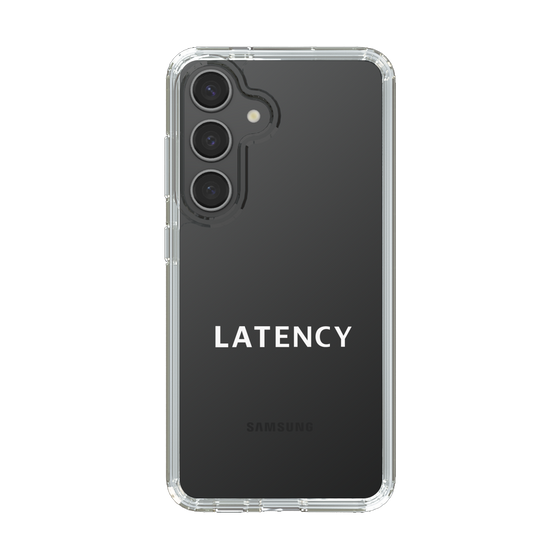 スリムプロテクションケース［ LATENCY - Logotype - Clear ］