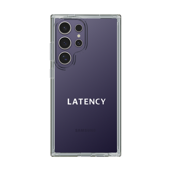 スリムプロテクションケース［ LATENCY - Logotype - Clear ］