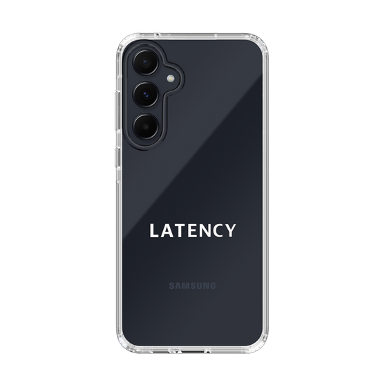 スリムプロテクションケース［ LATENCY - Logotype - Clear ］
