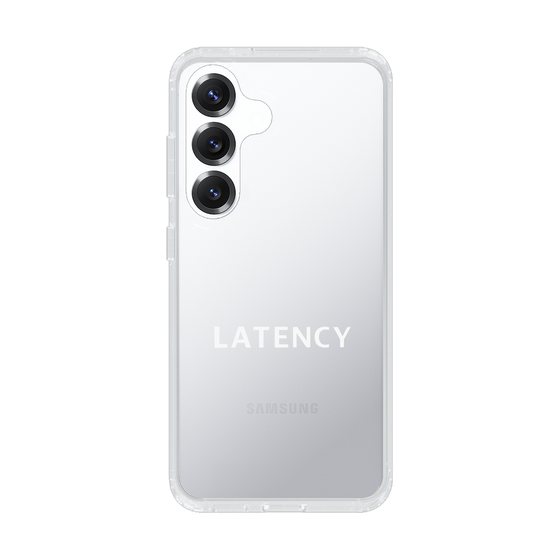 スリムプロテクションケース［ LATENCY - Logotype - Clear ］