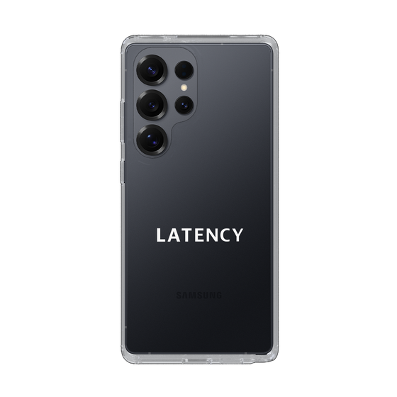 スリムプロテクションケース［ LATENCY - Logotype - Clear ］