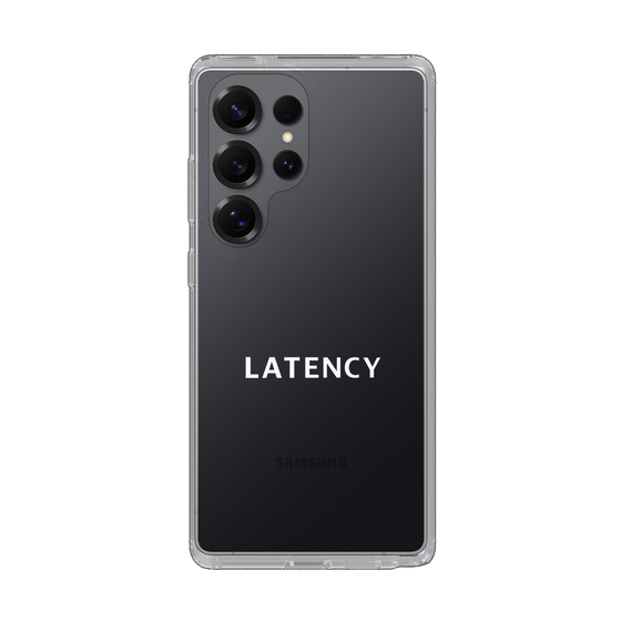 スリムプロテクションケース［ LATENCY - Logotype - Clear ］