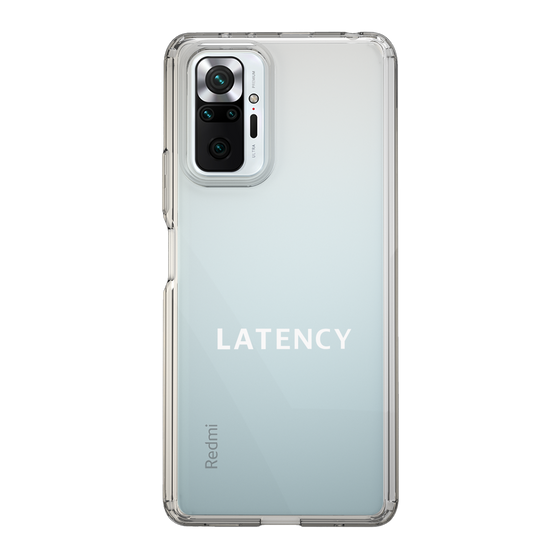 スリムプロテクションケース［ LATENCY - Logotype - Clear ］