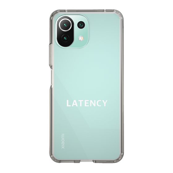 スリムプロテクションケース［ LATENCY - Logotype - Clear ］