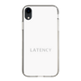 スリムプロテクションケース［ LATENCY - Logotype - White ］