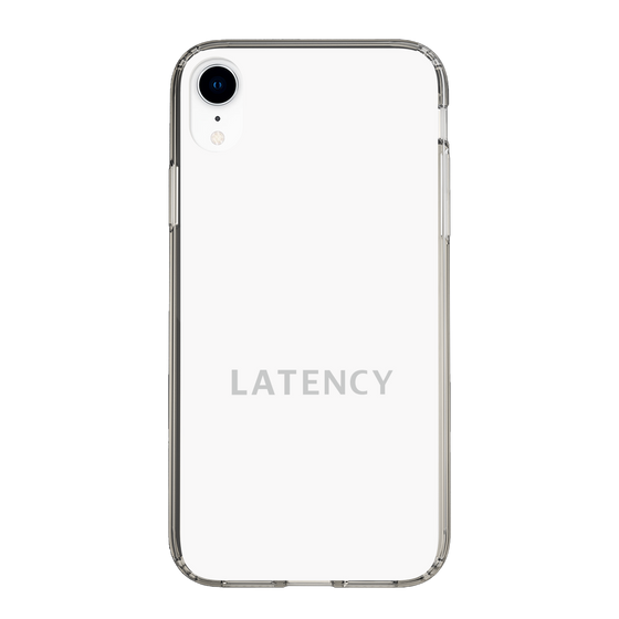 スリムプロテクションケース［ LATENCY - Logotype - White ］